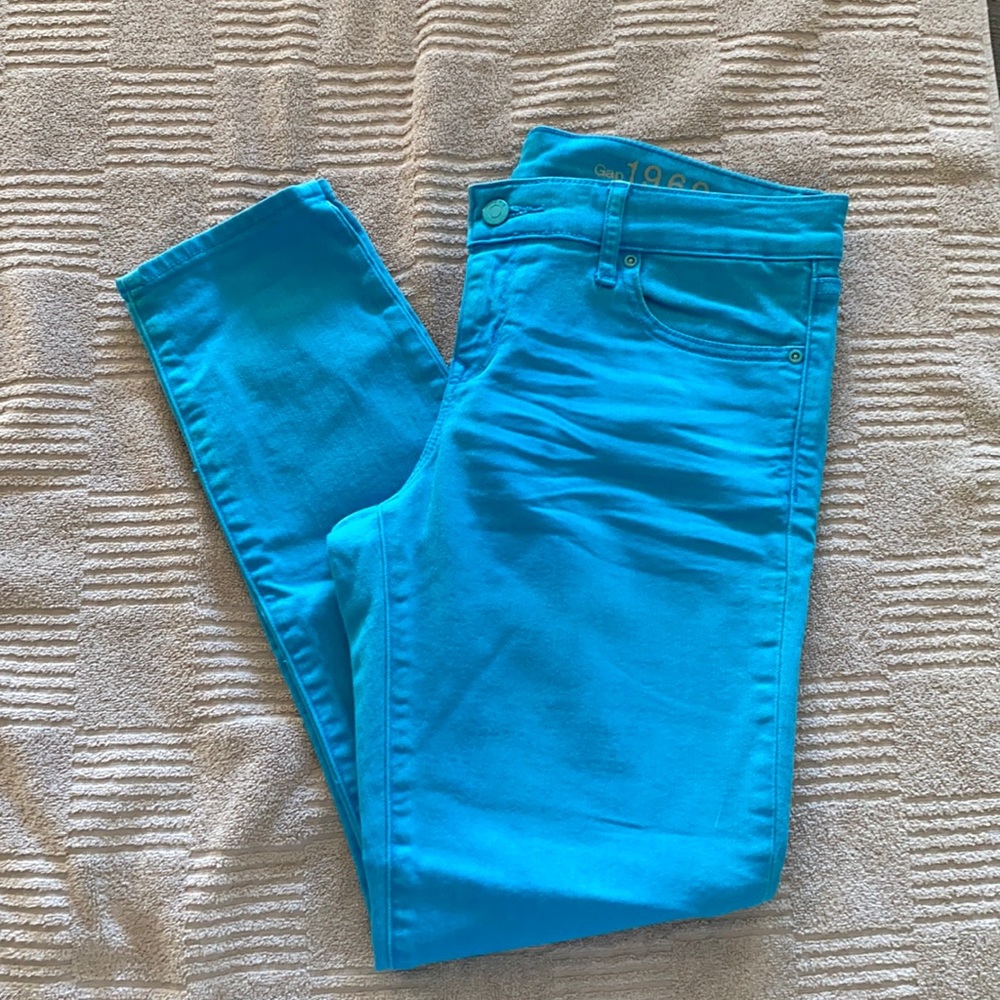 Bright Blue Skinny Jeans